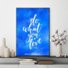 Mẫu tranh slogan tiếng Anh: Do what you love