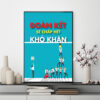 Mẫu tranh slogan: Đoàn kết sẽ chấp hết khó khăn