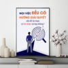 Mẫu tranh slogan: Mọi việc đều có hướng giải quyết vấn đề là ở bạn có tìm được nó hay không