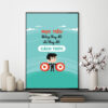 Mẫu tranh slogan: Mục tiêu không thay đổi chỉ thay đổi cách thức