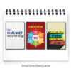 Bộ tranh slogan tạo động lực: Chỉ khác biệt mới có thể tồn tại. 6 Giá trị cốt lõi. Không ngừng cố gắng không ngừng nỗ lực