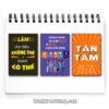 Bộ tranh slogan tạo động lực: Làm cho điều không thể thành có thể. Khách hàng từ chối bạn vì bạn chưa sẵn sàng. Tận tâm (là) nền tảng cho mọi hoạt động