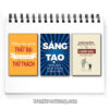 Bộ tranh slogan tạo động lực: Không bao giờ là thất bại tất cả chỉ là thử thách. Sáng tạo (là) đòn bẩy phát triển công việc. Khiêm nhường không tranh đấu với ai cả hãy chiến đấu với chính mình