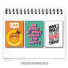 Bộ tranh slogan tiếng Anh: Life Is 10% What Happens To You And 90% How You React To It. Do more of what makes you happy. Din't wait life goes faster than you think