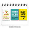 Bộ tranh slogan tiếng Anh: Life is better when you’re laughing. Don’t be the same be better. Don’t stop until you are proud